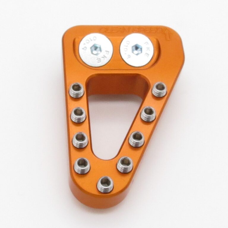 Extended Brake Pedal Tip, Angle Mount Clean Speed