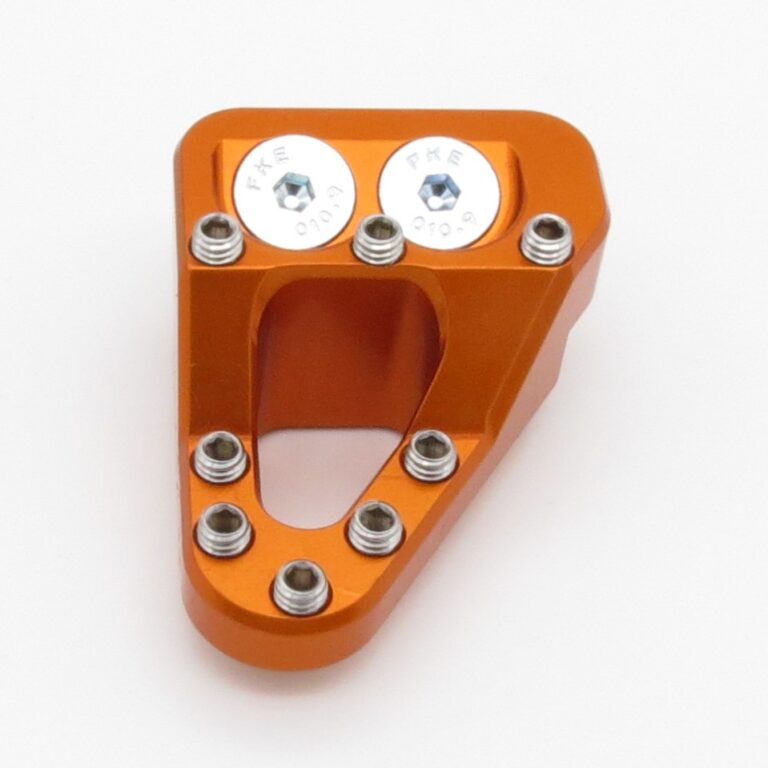 Stepped Brake Pedal Tip, Angle Mount Clean Speed